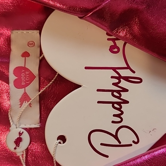 Buddy Love Metallic Pink Women's Blazer Jacket Sz S - Picture 2 of 7